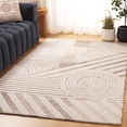 thumbnail image 2 of SAFAVIEH Ebony Hannan Geometric Area Rug, Ivory/Brown, 3' x 5', 2 of 10