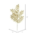 thumbnail image 2 of Vickerman 22" Gold Glitter Honey Locust Artificial Christmas Spray. Includes 6 sprays per pack., 2 of 2