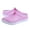 Pink, variant on Lubelski Women Hollow-out Solid Color Non-slip Clogs Shoes Slip-on Summer Beach Slipper