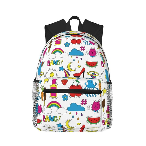Disketp Summer Mochila Ligera Clásica con Múltiples Bolsillos, Mochila Casual para Hombre y Mujer, Ideal para Escuela, Trabajo y Viajes