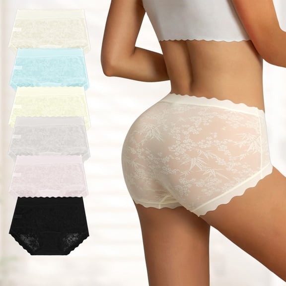 Casual Underwear For Women With Breathable Full Coverage Design Showcasing No Show Fit In Assorted Colors Black L