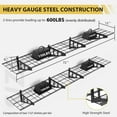 thumbnail image 4 of Garvee Garage Storage Rack, 2 Pack Garage Wall Shelves, Garage Wall Shelving Wall Garage Storage Shelves Floating Wall Shelves, Heavy Duty Wall Shelves Wall Mounted Floating Shelves 560lbs Capacity, 4 of 10