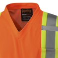 thumbnail image 3 of Pioneer Construction Quick-Dry Mesh High Visibility Work Safety T-Shirt, Orange, L, V1050650-L, 3 of 4