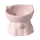 thumbnail image 4 of Comedero para gatos, comedero para perros pequeños, protector de bigotes y cuello, bebedero estable y para gatos. Rosa, 4 of 8