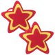 thumbnail image 4 of KAKOWELY 2 pulseras de estrella de cinco puntas para niños, de fieltro, para fiestas de baile y deportes, ideal como recuerdo de jardín de infantes., 4 of 5