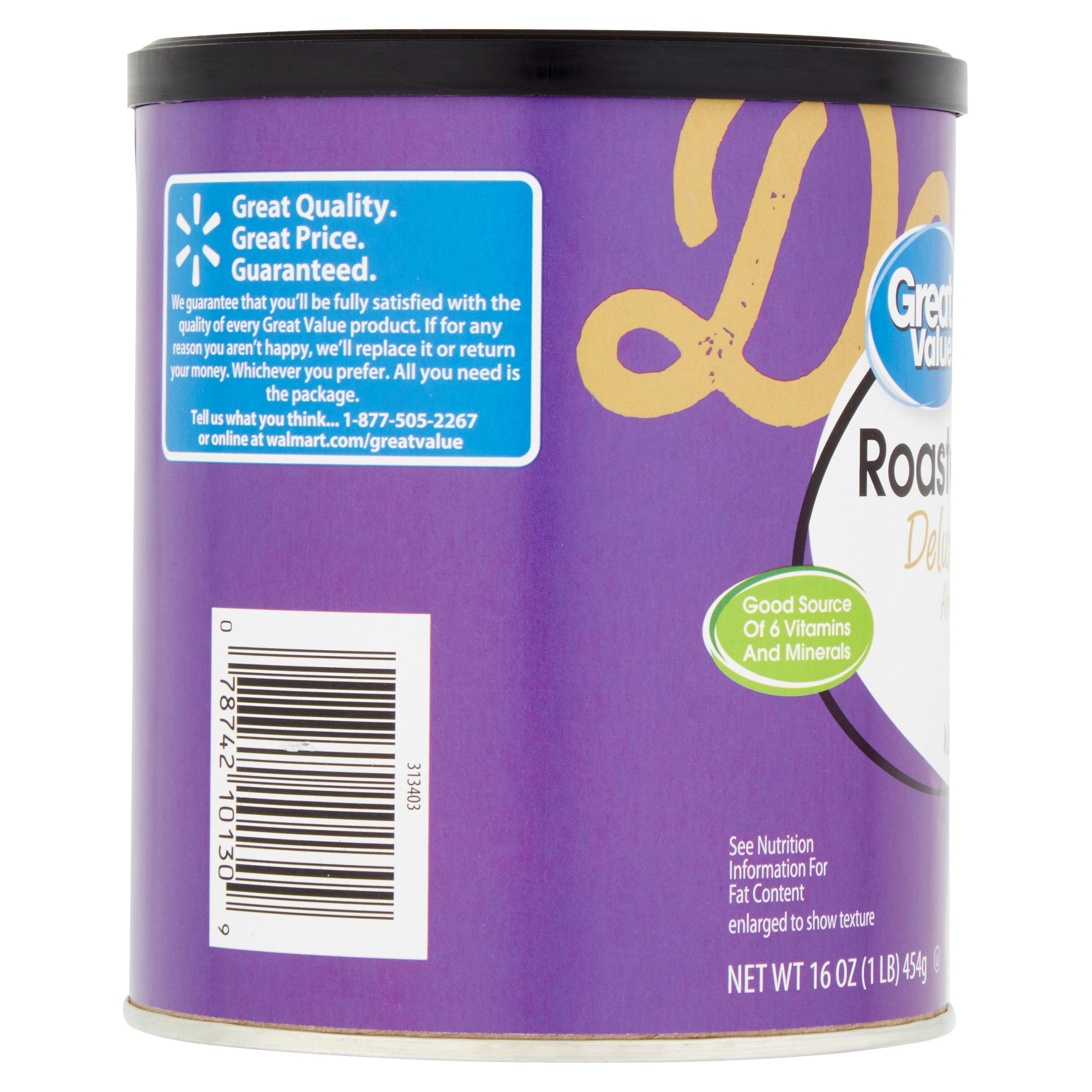 Great Value Roasted & Salted Deluxe Mixed Nuts, 16 oz