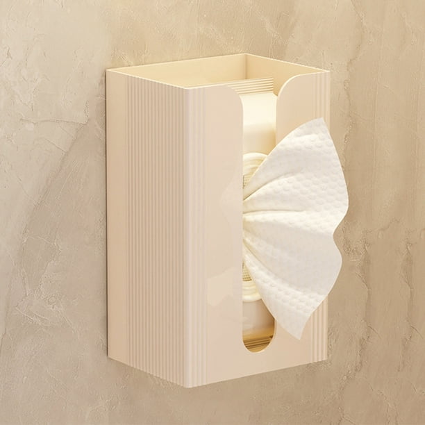 Soporte Magnético Para Pañuelos Y Guantes - Organizador De Pared O Nevera, Color Negro, 25x8.5 Cm