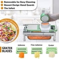 thumbnail image 4 of Picadora de verduras IPOVIPO de acero inoxidable con 8 cuchillas, 4 of 7