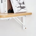 thumbnail image 7 of Folding Table Wall Mounted Folding Table for Small Spaces,Fold Down Desk,Workbench for Home Office,Laundry,Wood, 7 of 7