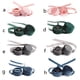 thumbnail image 5 of Anillo redondo Caja de portador Bowknot Collar de compromiso Pendientes Pendientes Pulseras Organizador Joyería Guiño Accesorios Accesorios Gris Caja colgante Inevent AP004488-06, 5 of 7