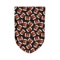 thumbnail image 5 of Wukai Brown Football On Black Print Garden Flag 12.5x18 Inch Double Sided Sun-resistant Rain-resistant, Wrinkle-resistant Colorfast(Only Flag), 5 of 7