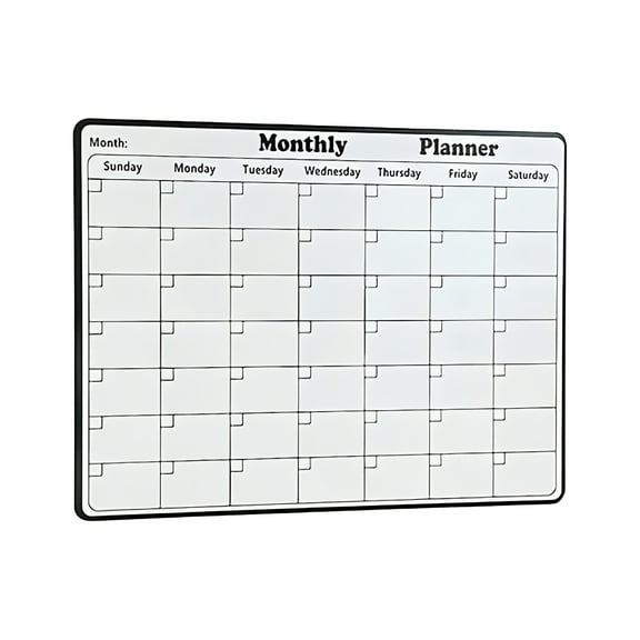 CCOCC Dry Erase Monthly Calendar And Weekly Whiteboard for Fridge-Monthly Planner,Weekly Dry Erase Board for Refrigerators,One Bonus Notepad/To Do/Grocery List