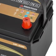 Anlibatt Car AGM Battery Group Size 24F Start Stop Battery 12V 70Ah 710CCA Maintenance Free Rechargeable