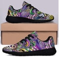 thumbnail image 3 of Happy Mardi Gras Louisiana Shoes Sneakers for Women Men Black Size 3.5, 3 of 7