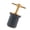 B, variant on Leak Proof Nonslip Deck Drain Plug 3/4 Inch Brass Rubber Secure Sealed Marine Hardware For Vessels Secure Water Sealing