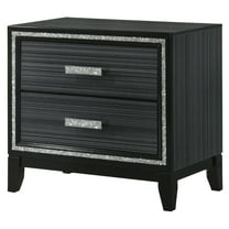 ACME Haiden Nightstand in Weathered Black