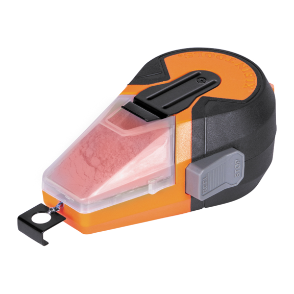 Klein Tools 50Ft Auto-Retracting Chalk Line, Red
