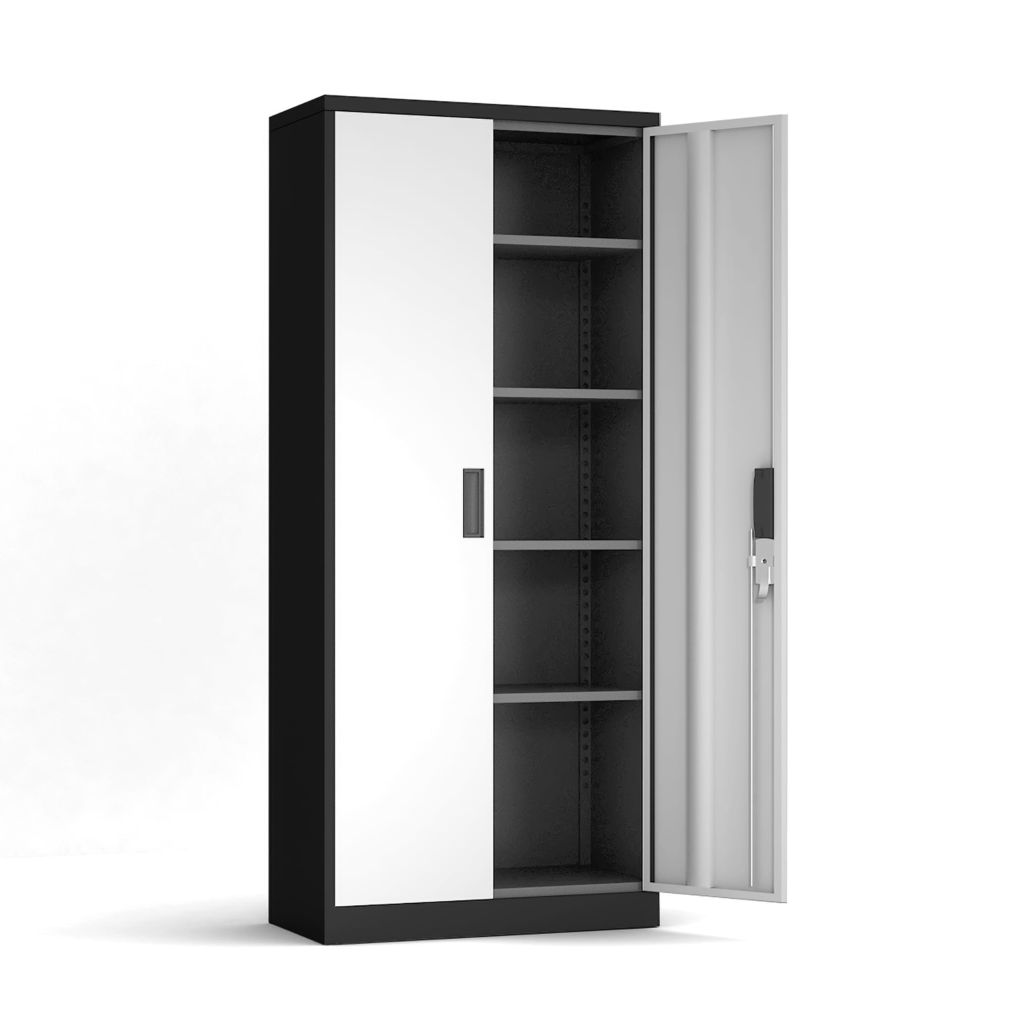 GANGMEI Metal Storage Locking Office Storage with 4
