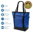 thumbnail image 4 of Ozark Trail Cooler Tote, Blue, 50 Can Capacity, For Camping, School, Work, Grocery Shopping or Picnics., 4 of 7