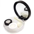 thumbnail image 1 of Fashion Planet Contact Lens Case Portable Contact Lens Box Kit with Mirror (Round), 1 of 4