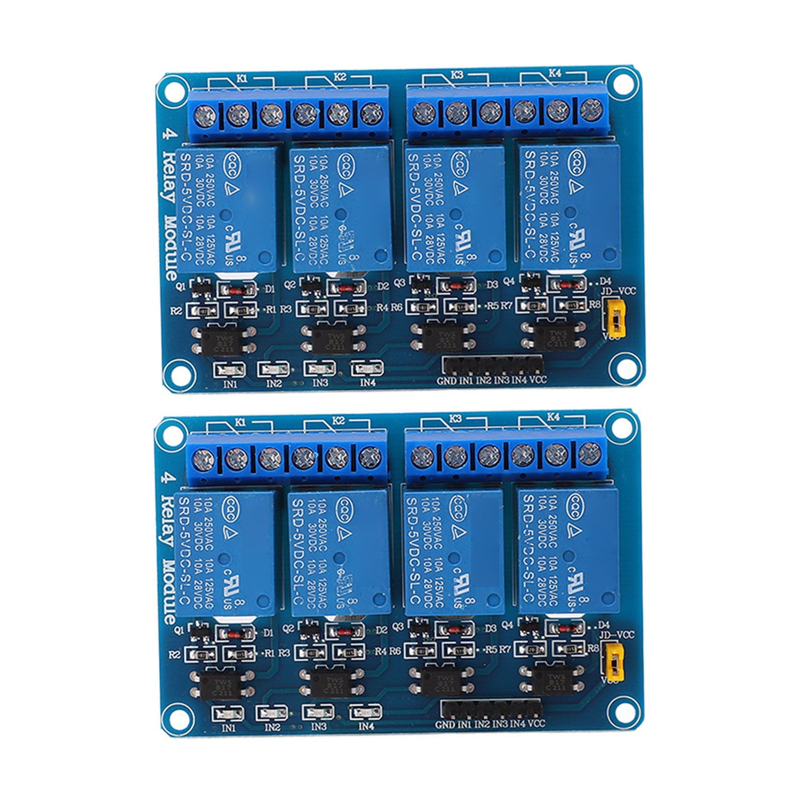 Solid State Relay Module, Insulation ABS Optocoupler Isolation 4