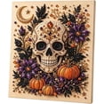 thumbnail image 3 of Halloween Ghost Pearl Art DIY Kit, 3D Pearl Mosaic Craft Set, Beginner Friendly Handmade Canvas Art for Fall Home Decor, 3 of 7