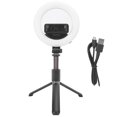 thumbnail image 1 of L07 Bluetooth Selfie Stick Portable 5in Ring Fill Light Tripod for Live Broadcast Bracket, 1 of 10
