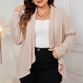 thumbnail image 2 of Dxzfnsa Lightweight Cardigans for Women Reg and Plus Size Light Cardigans for Women Summer Long Sleeves Winter Clothing for Women XL-4XL, 2 of 7