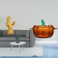 thumbnail image 2 of Escultura de pollo de resina, figura de gallo, bombonera de cristal, tarro de dulces decorativo con tapa, calabaza realista, ideal para regalar o, 2 of 8