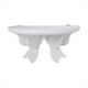 thumbnail image 1 of Soporte para estante de pared, soporte para estantería, soporte resistente para decoración de pared, soporte para maceta de madera Blanco, 1 of 9