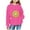 Hot Pink, variant on piuwrlz Sweaters for Girls Printed Hoodie Long Sleeves Without a Hat Sweater Blue Size 7-8 Years