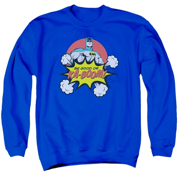 DC Comics Kaboom Adult Crewneck Sweatshirt Royal Blue