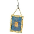 thumbnail image 3 of English Judaica Home Blessing Hanging Wall Ornament w/ Matashi Crystals (Pewter), 3 of 5