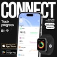 thumbnail image 3 of Professional 56 Metrics Smart Body Composition Scale with WiFi BMI BMR Muscle Mass Bioimpedance Analysis Machine Most Accurate Body Fat Scale Digital Apple Health&Google Fit Body Analyzer, 3 of 8