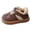 Brown, variant on Mgmyaa Girls Fleece Soft Soled Sports Shoes British Style Casual Fashionable Warm for Toddler Little Kid
