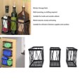 thumbnail image 3 of Wall Mounting Storage Basket, High Load Bearing Space Saving No Drilling Required 3PCS Kitchen Organizer Rack  for Inside and Outside Cabinet, 3 of 7