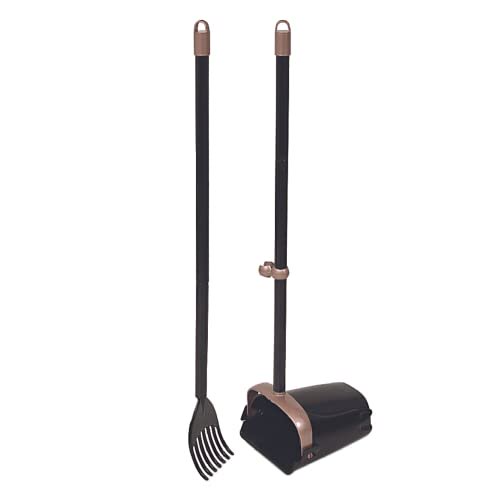 Petmate Arm & Hammer Swivel Bin & Rake Pooper Scooper Waste Management System (2 Bonus Heavy Duty Handle Tie Waste Bags Included for Premium Odor Control)