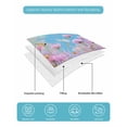 thumbnail image 5 of Wildflowers Twin Size Down Alternative Comforter, Lightweight Comforter Quilt Bedding Set with Pillow Shams Spring Country Oil Painting Floral Plant All Seasons Bed Comforter Duvet Insert 68"x86", 5 of 7