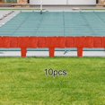 thumbnail image 1 of DYNWAVECA 10 Pcs Imitation de Jardin, Bordures de Bordure de Jardin, Clôtures de Bordure de Pelouse Résistantes à l'Eau pour Bordure de Pelouse Fleurie Patio Rouge, 1 of 10