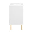 thumbnail image 4 of Modway Chaucer 30" Wood & Rattan Bathroom Vanity with Adjustable Shelf in White, 4 of 16