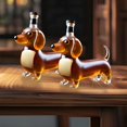 thumbnail image 6 of ACDANC Dachshund Dog Whiskey Bottle, Unique Dachshund Shape Whiskey Bottles Favors for Whiskey Lovers, Dog Lovers, Funny Dachshund Statue Wine Decanter Decoration for Bar, Home, Offices, 6 of 7