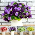thumbnail image 2 of 3 Bunches Artificial Rose Elegant Simulated Flowers Fake Roses for Party Decor, 2 of 7