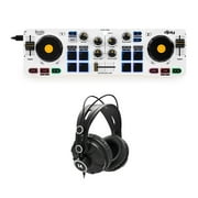 Hercules DJControl Mix 2-Channel Bluetooth Wireless DJ Controller Bundle