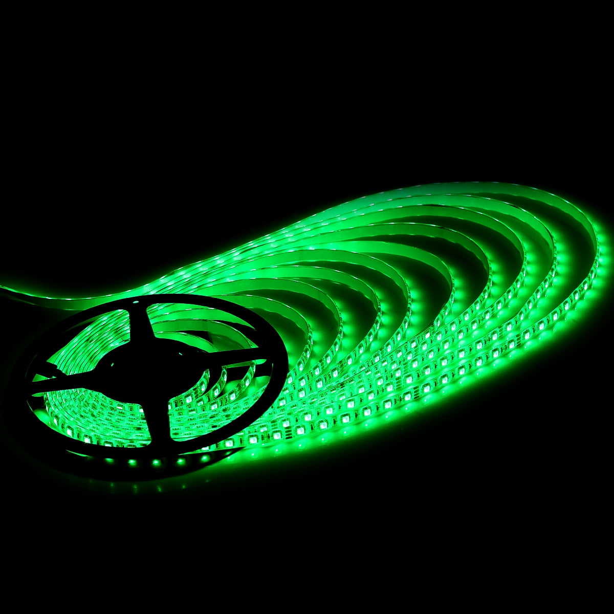 SUPERNIGHT 10M RGB Flexible 32.8ft 600LEDs SMD 5050 LED Strip Light IP65 Waterproof + 24V 44-Key IR Controlller + DC 24V 5A Power Adapter