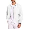 thumbnail image 6 of JTSRKL Full Zip Track Jacket for Men Laydown Collar Casual Stylish Golf Office Tops Work Windbreaker Daily Comfort Soft Fit Bomber Coat, 6 of 8