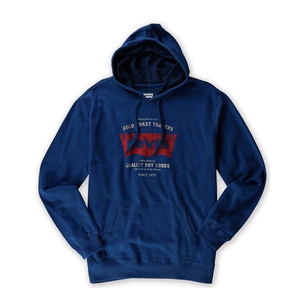 Levi's Gold Coast Traders Sudadera con Capucha para Hombre, Azul, X-Large Levis Sudadera