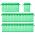thumbnail image 5 of Miulika 100 Pack Fruit Cover Bags Netting Barrier Bags 4x6 inch Reusable Breathable Small Drawstring for Apples Strawberries Berries , Green, 5 of 9