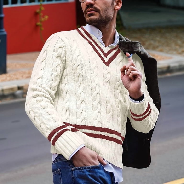 Guinness Trui Heren Flessengroen - Comfortabele Sweater Met Witte Lijnen En Logo