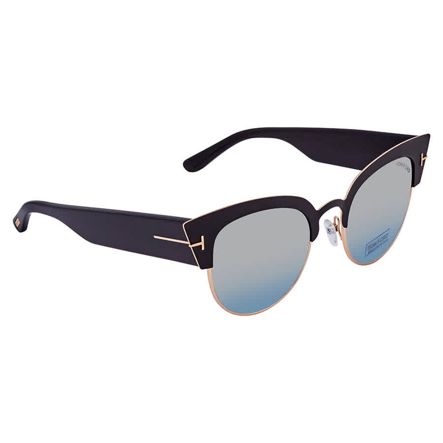 Tom Ford Alexandra Blue Mirror Cat Eye 