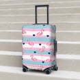 thumbnail image 3 of Wukai Flamingo1 Elastic Luggage Cover: Personalized Protection for Your Suitcase - Fits 19~29-inch, Washable & Durable Travel Companion-, 3 of 8